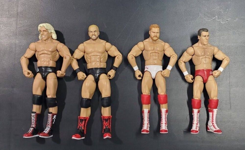 4-Horsemen 4-Pack (Ric Flair, Arn Anderson, Barry Windham & Tully Blanchard) - Mattel (WWE Hall Of Fame) action figure collectible - Main Image 3
