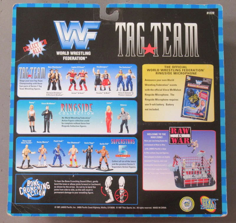 Godwins, The - Jakks Pacific (WWF Tag Team Series 1) action figure collectible - Main Image 2