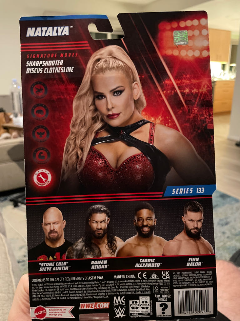 Natalya - Mattel (WWE Basic Series #133) action figure collectible [Barcode 194735020980] - Main Image 2