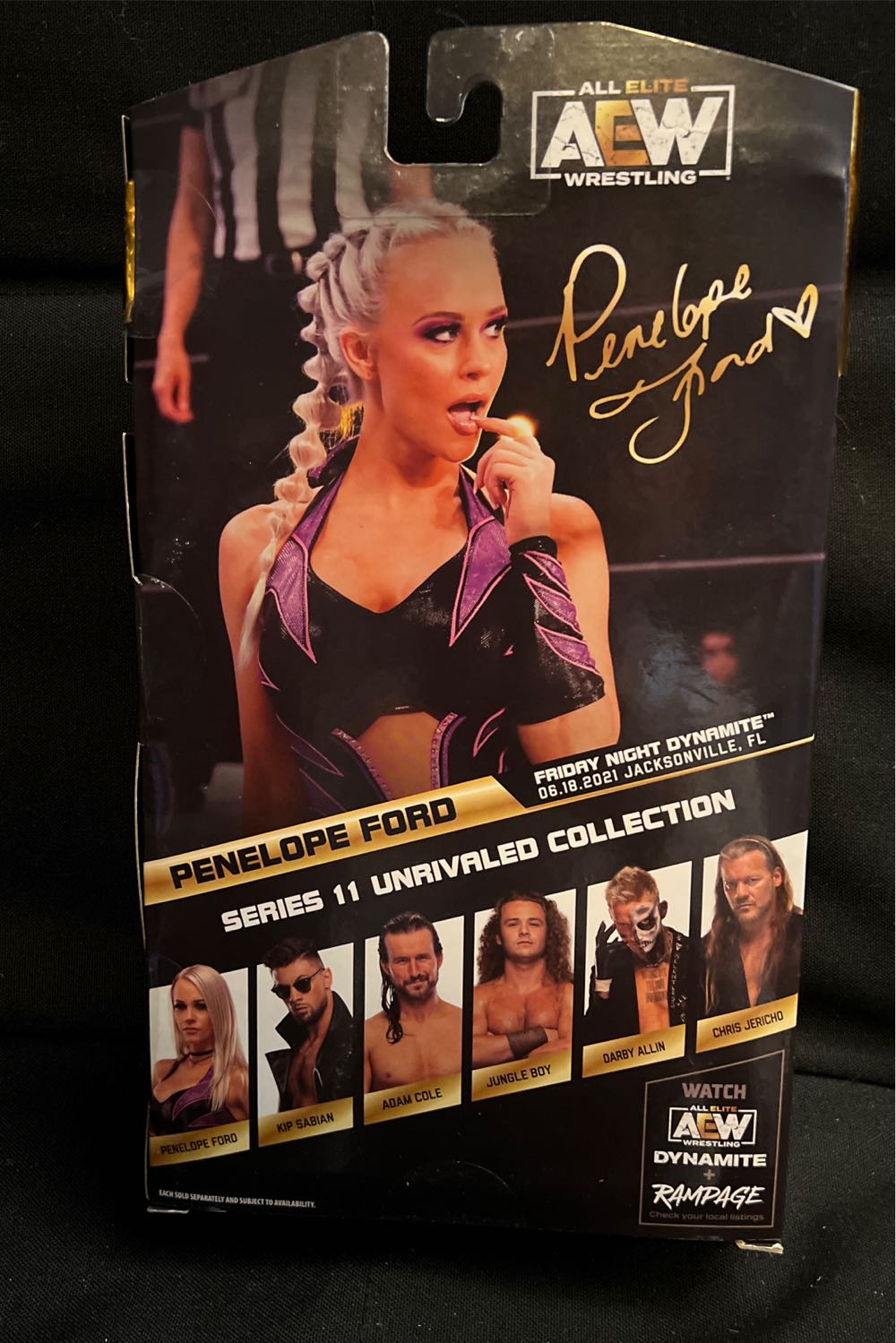 Penelope Ford - Jazwares (AEW Unrivaled Series 11) action figure collectible [Barcode 191726431022] - Main Image 2