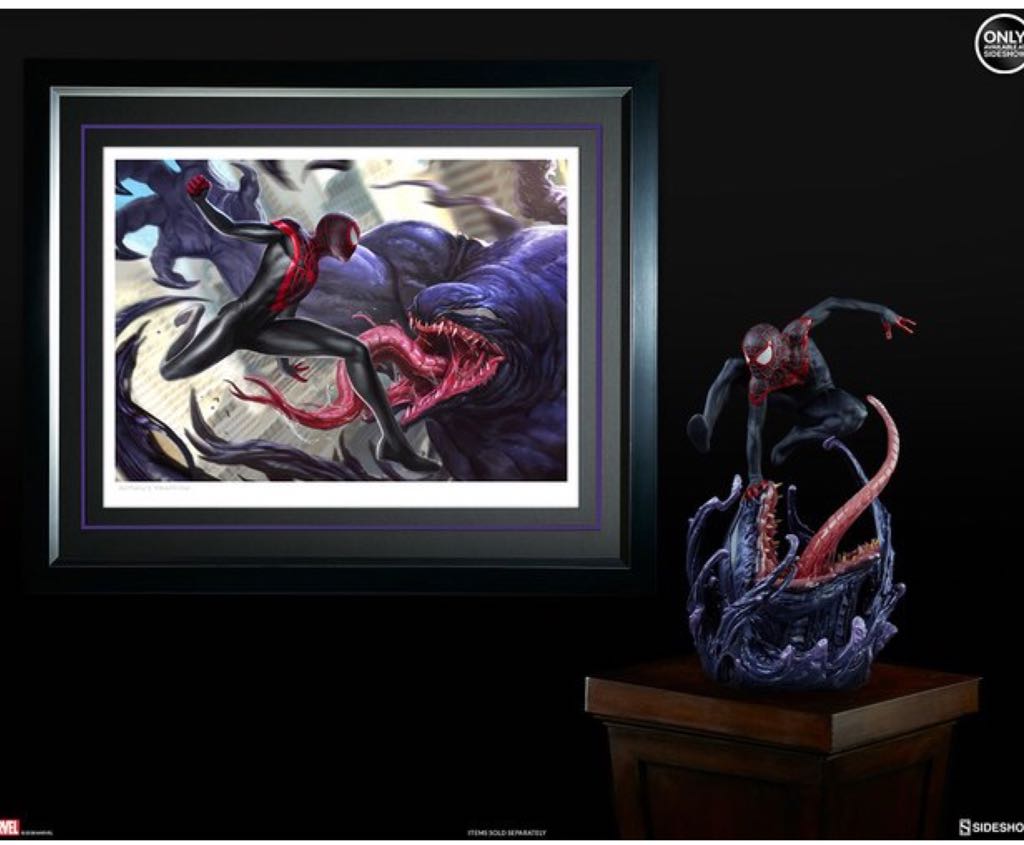 Spider Man Miles Morales Art Print Sideshow Collectibles - Sideshow Collectibles (Sideshow Collectibles Art Prints) action figure collectible - Main Image 2