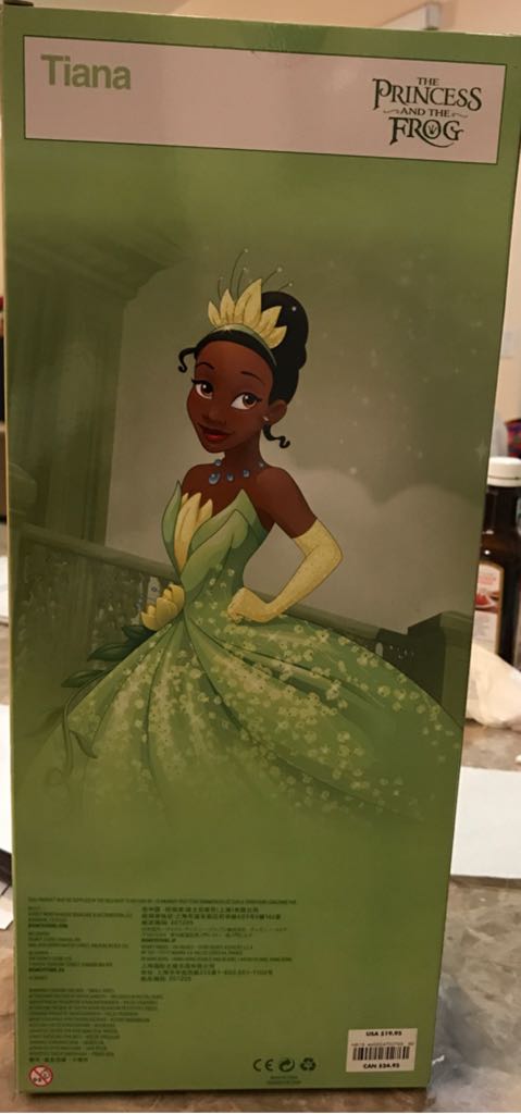 Tiana Toddler Doll - The Princess And The Frog, 2018 - Disney Store (Shop Disney) action figure collectible [Barcode 460024702760] - Main Image 2