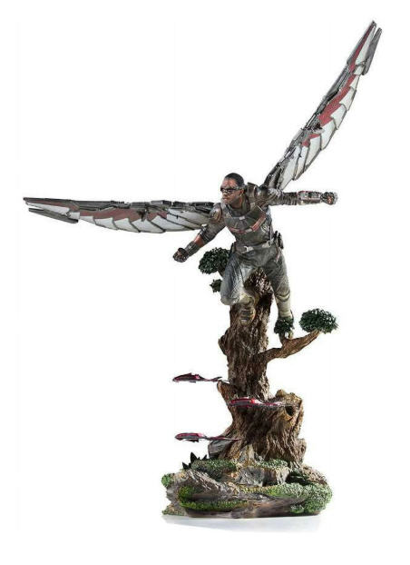 Marvel Avengers: Infinity War: Falcon Battle Diorama Statue Avengers Infinity War Wakanda Battle Diorama - Iron Studios (Superhereos) action figure collectible [Barcode 751320773319] - Main Image 3