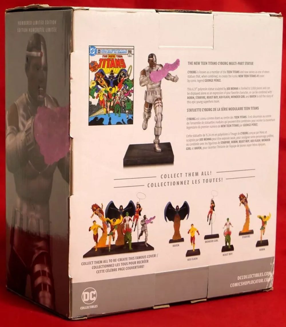 Teen Titans Cyborg DC COLLECTIBLES Multi Part Statue - DC Collectibles (DC Collectibles The New Teen Titans) action figure collectible [Barcode 761941354293] - Main Image 3