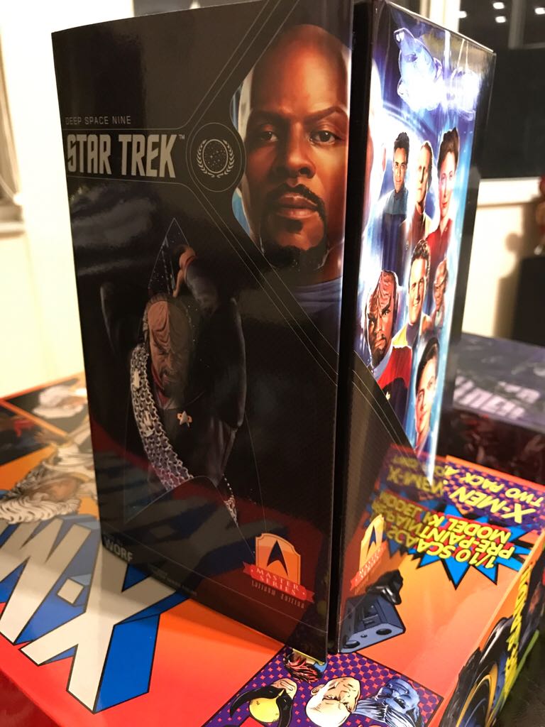 Worf. Deep Space Nine Mini Master Worf - Quantum Mechanix, Inc. (Star Trek Deep Space Nine) action figure collectible [Barcode 812095024010] - Main Image 2