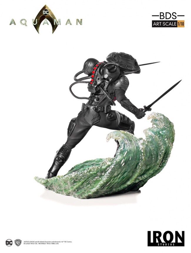 Black Manta, Aqua man, Iron Studios - Iron Studios (Aquaman Black Manta BDS ART SCALE 1/10) action figure collectible [Barcode 751320773616] - Main Image 2