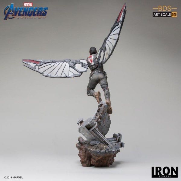 Falcon, Marvel Avengers Endgame, Iron Studios BDS Art Scale 1/10 - Iron Studios (Marvel Avengers Endgame) action figure collectible [Barcode 606529899615] - Main Image 2