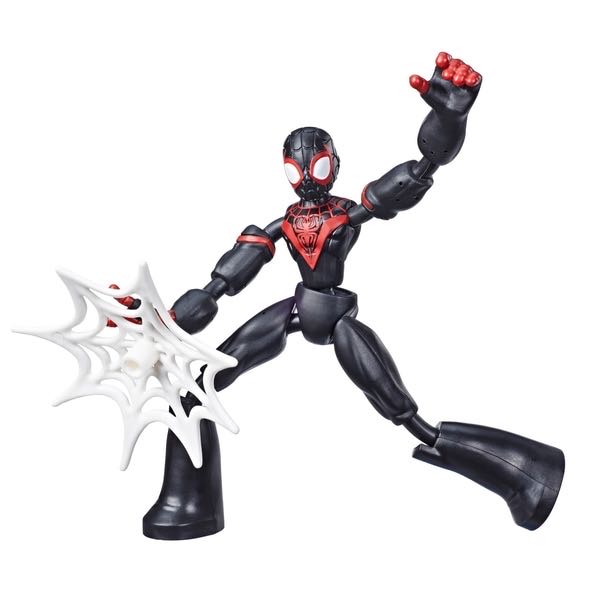 Miles Morales. Bend And Flex. Marvel Spider-Man - Hasbro (MARVEL Spider-Man) action figure collectible [Barcode 5010993638505] - Main Image 2