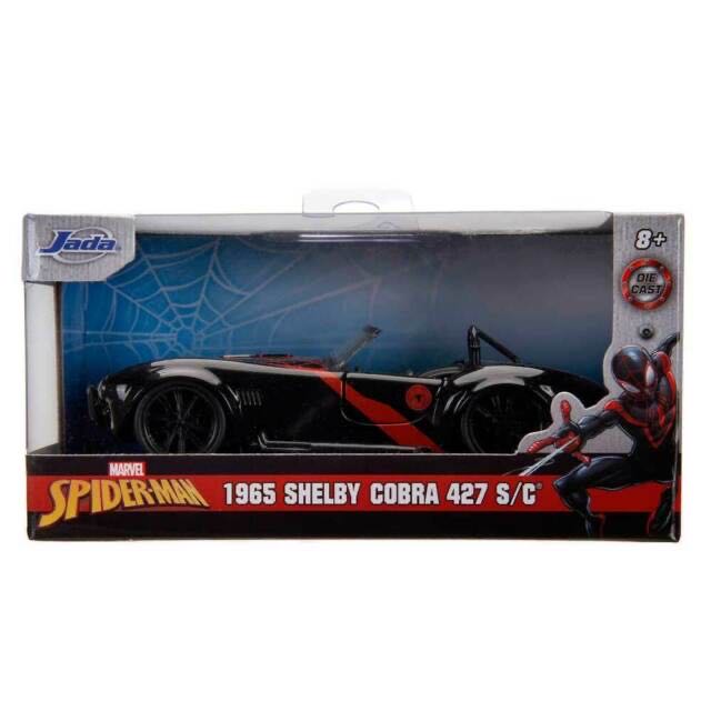 Miles Morales Hollywood Rides Spider-Man 1965 Cobra 427 1:32 Vehicle - Jada Toys (MARVEL Spider-Man) action figure collectible [Barcode 801310317433] - Main Image 2