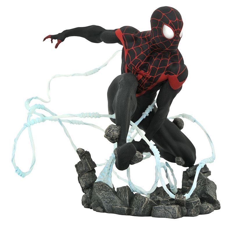 Miles Morales Spider-Man,marvel Premier Collection Resin Statue - Diamond Select Toys (Marvel Premier Collection) action figure collectible [Barcode 699788837023] - Main Image 2