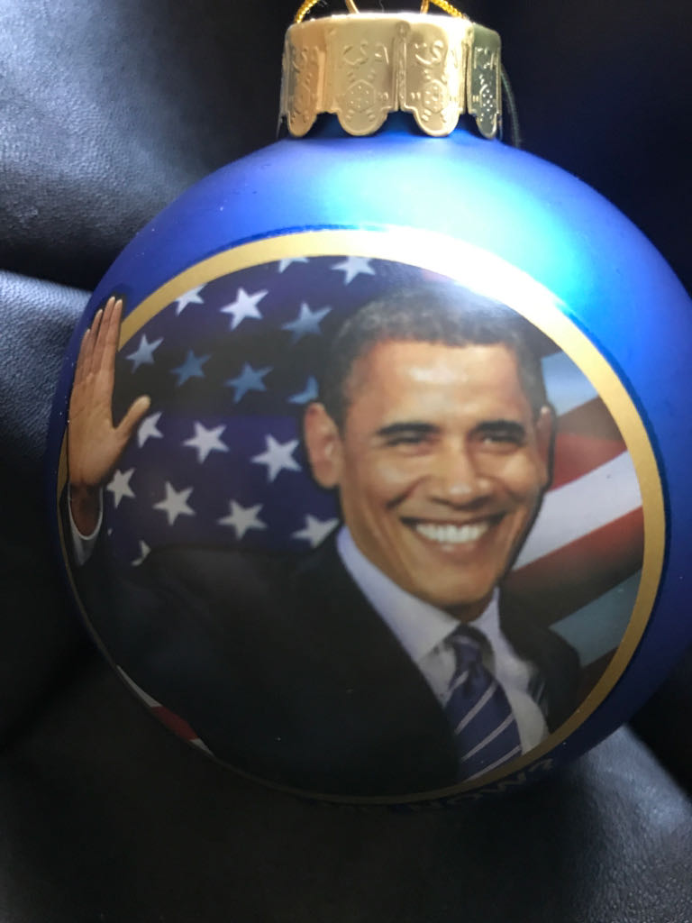 Barack Obama Christmas Ornament - Kurtis S. Adler (Barack Obama) action figure collectible [Barcode 086131469503] - Main Image 2