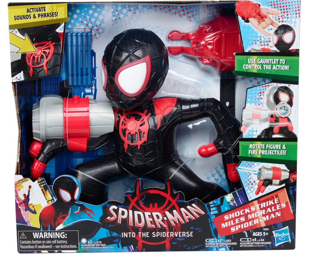 Spider-Man: Shock Strike Miles Morales - Hasbro (Spider-Man Into The Spider-Verse) action figure collectible [Barcode 630509699117] - Main Image 1