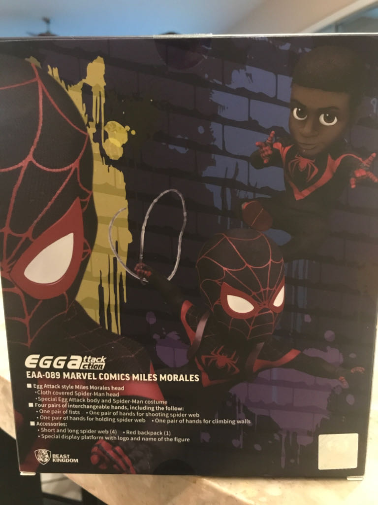 Beast Kingdom Egg-Attack EAA-089 Miles Morales  - Beast Kingdom (MARVEL Spider-Man) action figure collectible [Barcode 4710227017489] - Main Image 2