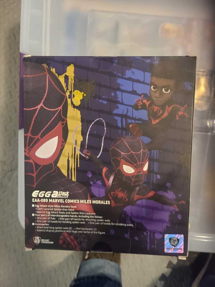 Beast Kingdom Egg-Attack EAA-089 Miles Morales  - Beast Kingdom (MARVEL Spider-Man) action figure collectible [Barcode 4710227017489] - Main Image 3