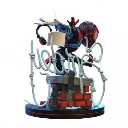 Miles Morales, Spider-Man Miles Morales Q-fig Elite Diorama - Q Fig Elite (MARVEL Spider-Man) action figure collectible [Barcode 812095024997] - Main Image 2