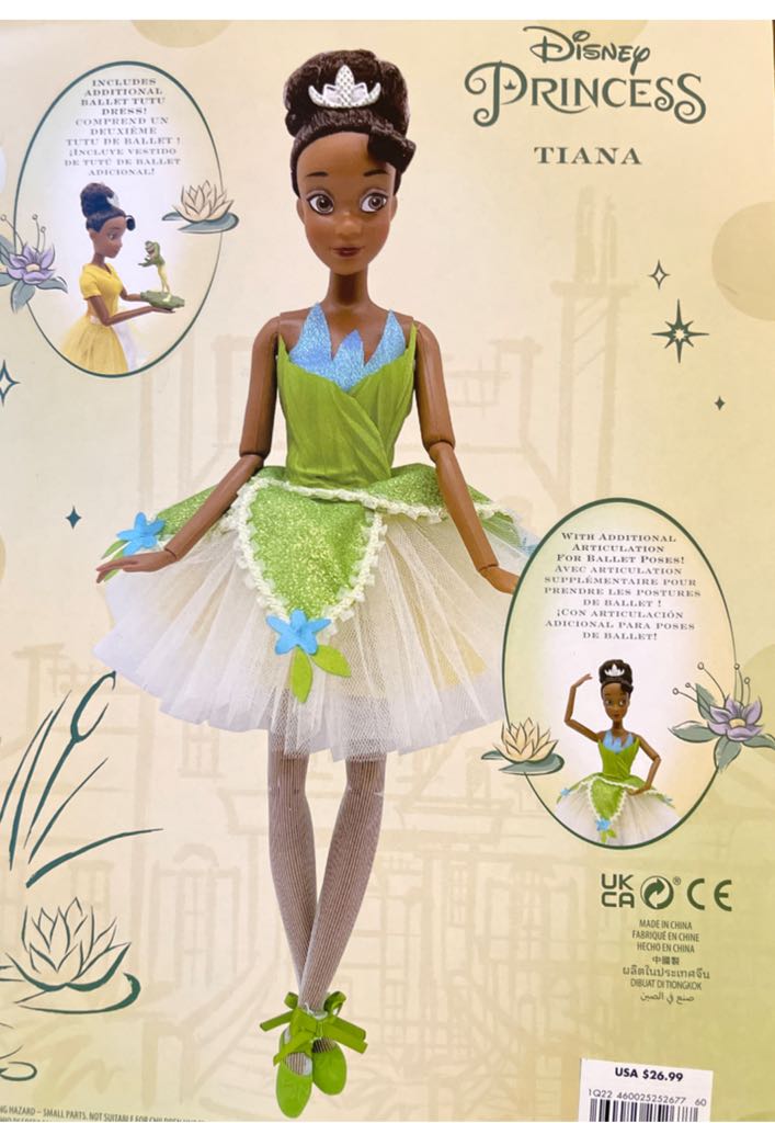 Tiana Ballet Doll. Disney Princess - Disney (Disney Princess) action figure collectible [Barcode 460025252677] - Main Image 2