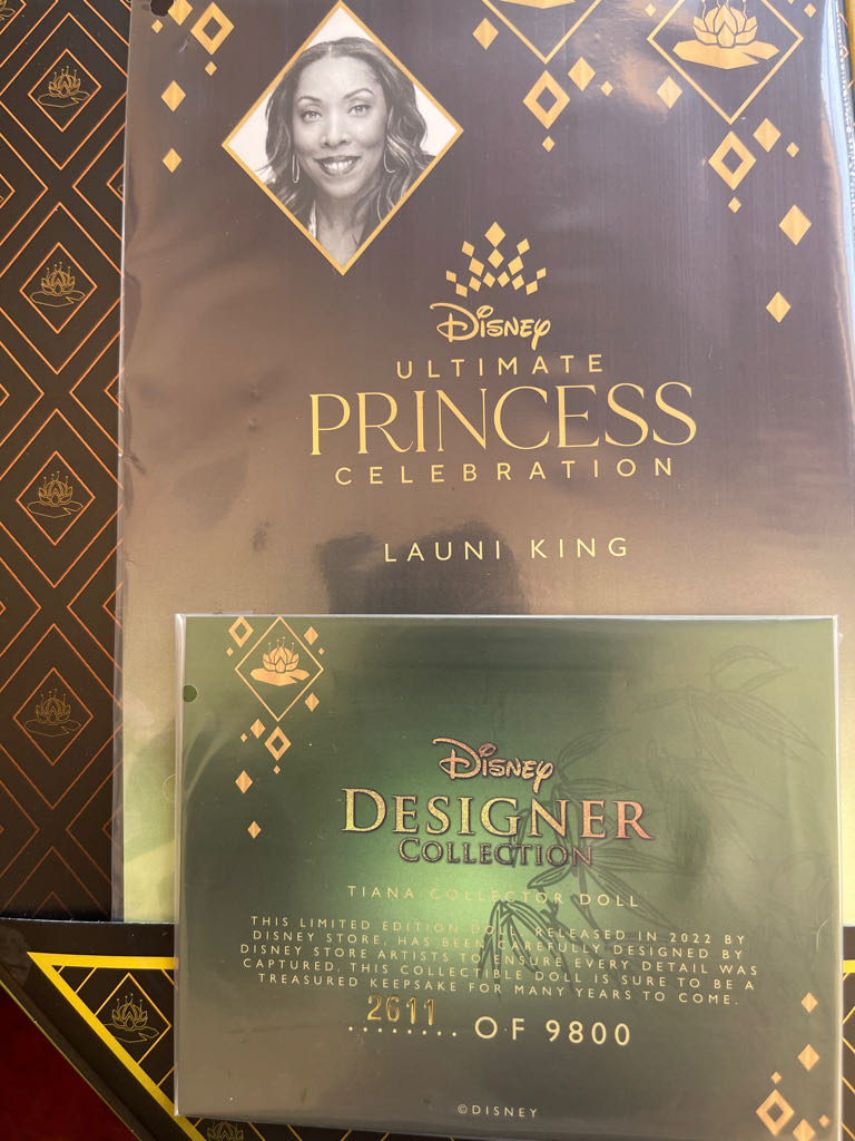 Tiana Disney Designer Collection Tiana Limited Edition Doll(launi King Disney Ultimate Princess Celebration) - Disney (Disney Designer Collection) action figure collectible - Main Image 2
