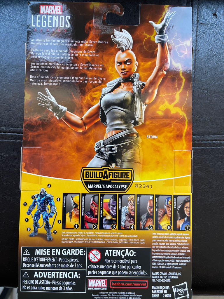 Storm, X-men, Marvel Legends Series, Build A Figure Marvel’s Apocalyose - Hasboro (Marvel Legends Series) action figure collectible - Main Image 2