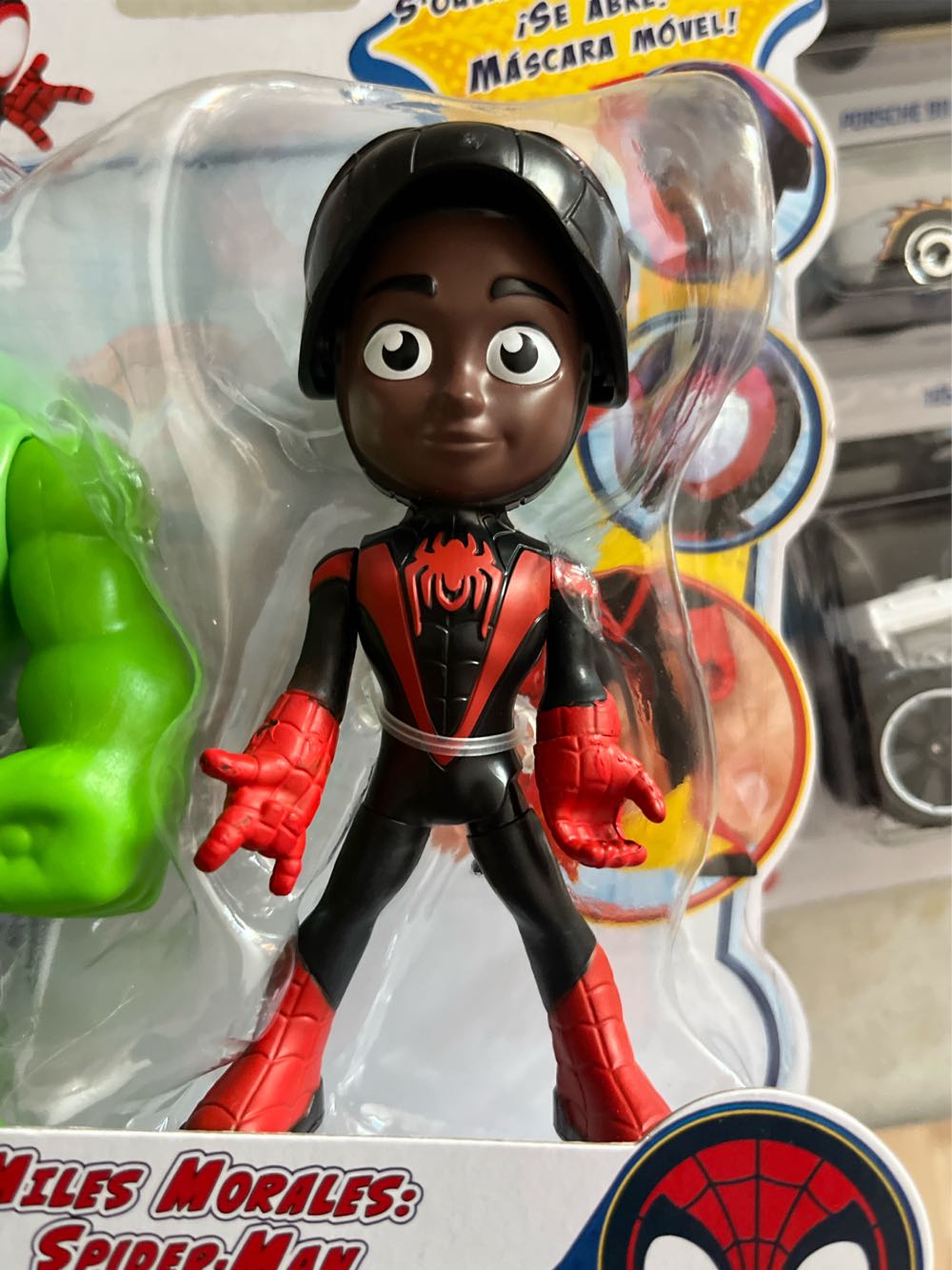 Miles Morales:spider-Man Hulk Marvel Spidey And His Amazing Friends - Hasboro (Hasbro Disney Junior) action figure collectible [Barcode 5010993866823] - Main Image 4