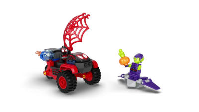 Miles Morales, Spider-man’s Techno Trike, Lego, Marvel Spidey And His Amazing Friends - Lego Disney Junior (Lego Disney Junior) action figure collectible - Main Image 2