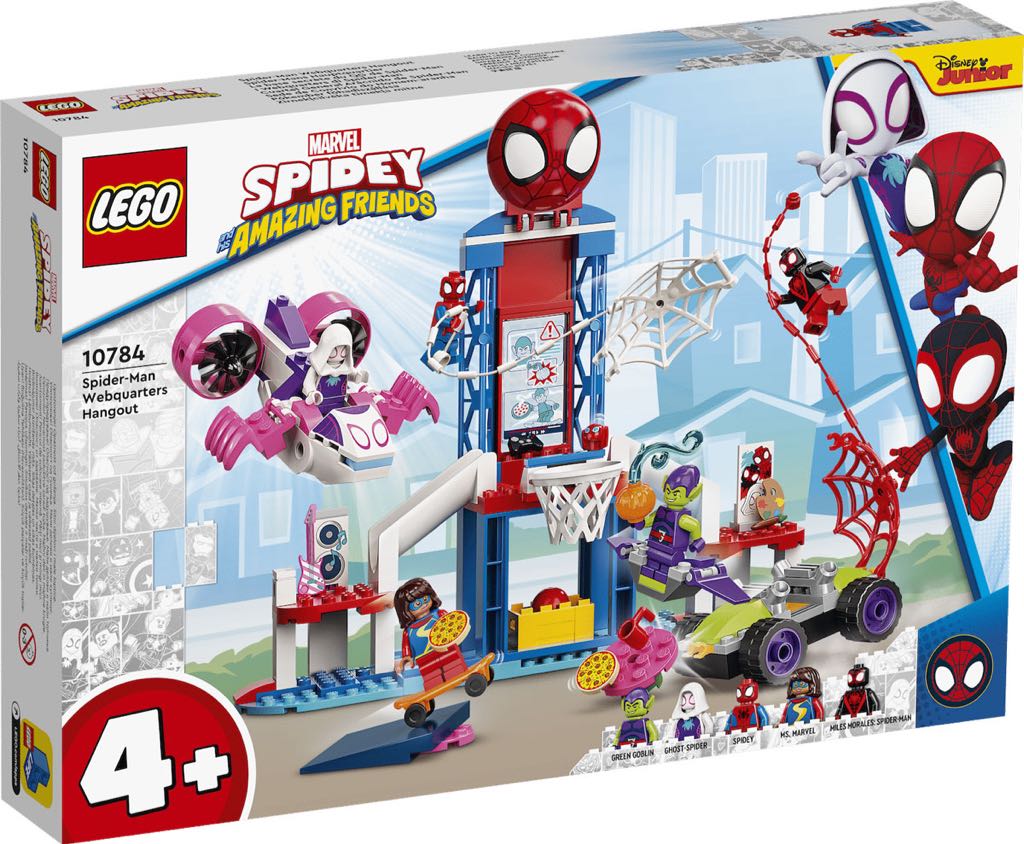 Miles Morales, Spider-Man Webquarters Hangout, Lego 10784 - Lego Disney Junior (Lego Disney Junior) action figure collectible [Barcode 673419354943] - Main Image 2