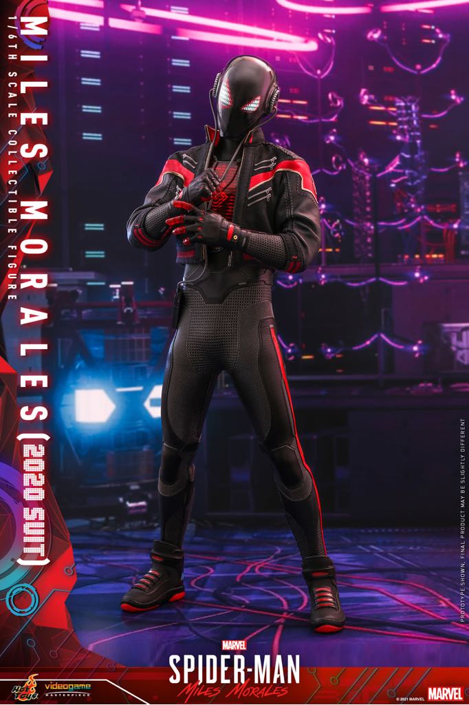 Hot Toys Miles Morales 2020 Suit - Hot Toys Video Game Masterpiece (Marvel Spider-Man Miles Morales) action figure collectible [Barcode 4895228607348] - Main Image 1