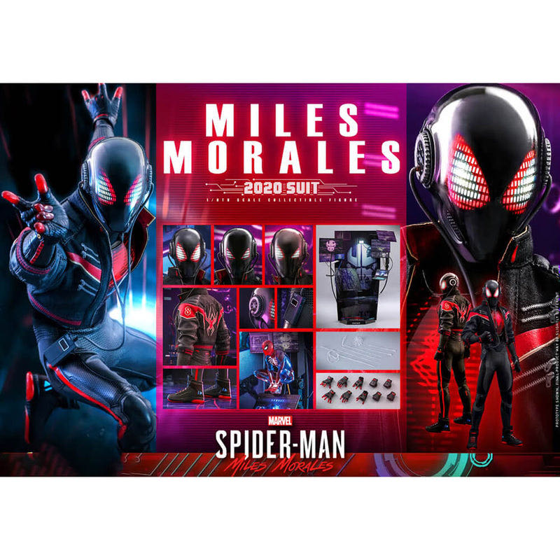 Hot Toys Miles Morales 2020 Suit - Hot Toys Video Game Masterpiece (Marvel Spider-Man Miles Morales) action figure collectible [Barcode 4895228607348] - Main Image 4