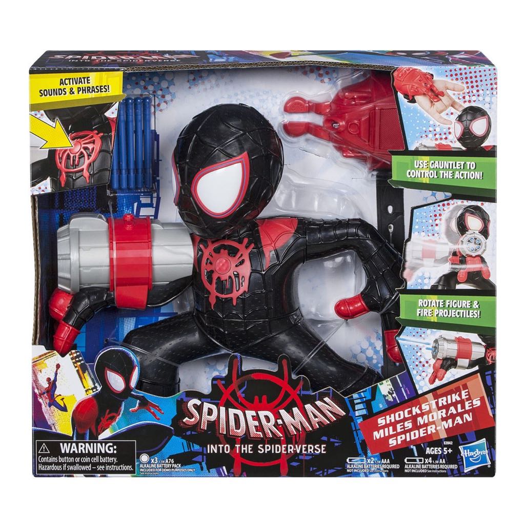 Miles Morales Spider-Man Shock Strike - Hasboro action figure collectible - Main Image 2