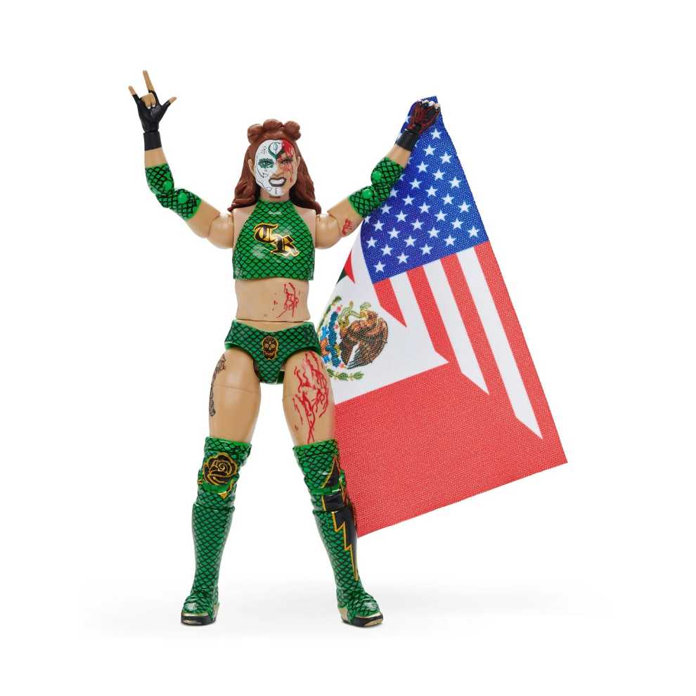 112. Thunder Rosa - Jazwares LLC (AEW Unrivaled) action figure collectible [Barcode 191726442073] - Main Image 4