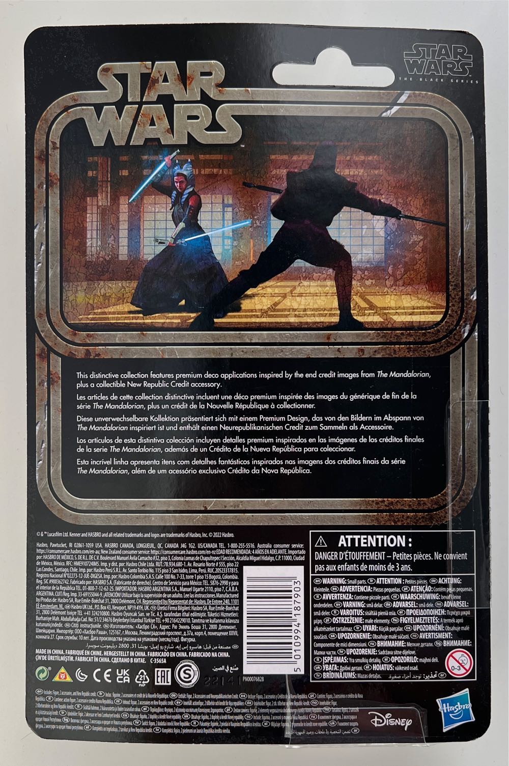 Star Wars The Mandalorian- Ahsoka Tano - Hasbro (Marvel Leyends Retro Vintage - Kenner) action figure collectible - Main Image 2