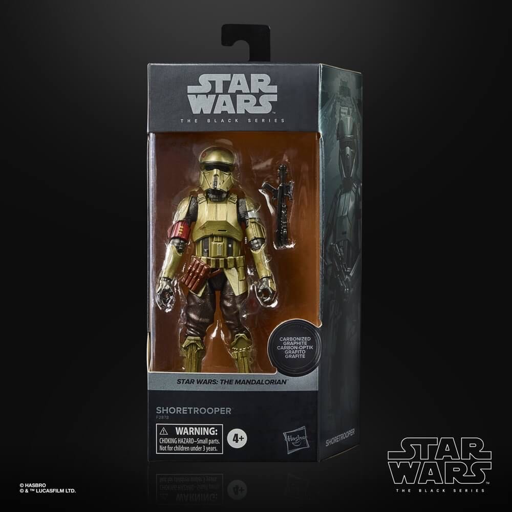 Shoretrooper (Carbonized) - Disney / Hasbro (Star Wars: The Mandalorian - Carbonized) action figure collectible [Barcode 5010993900114] - Main Image 2