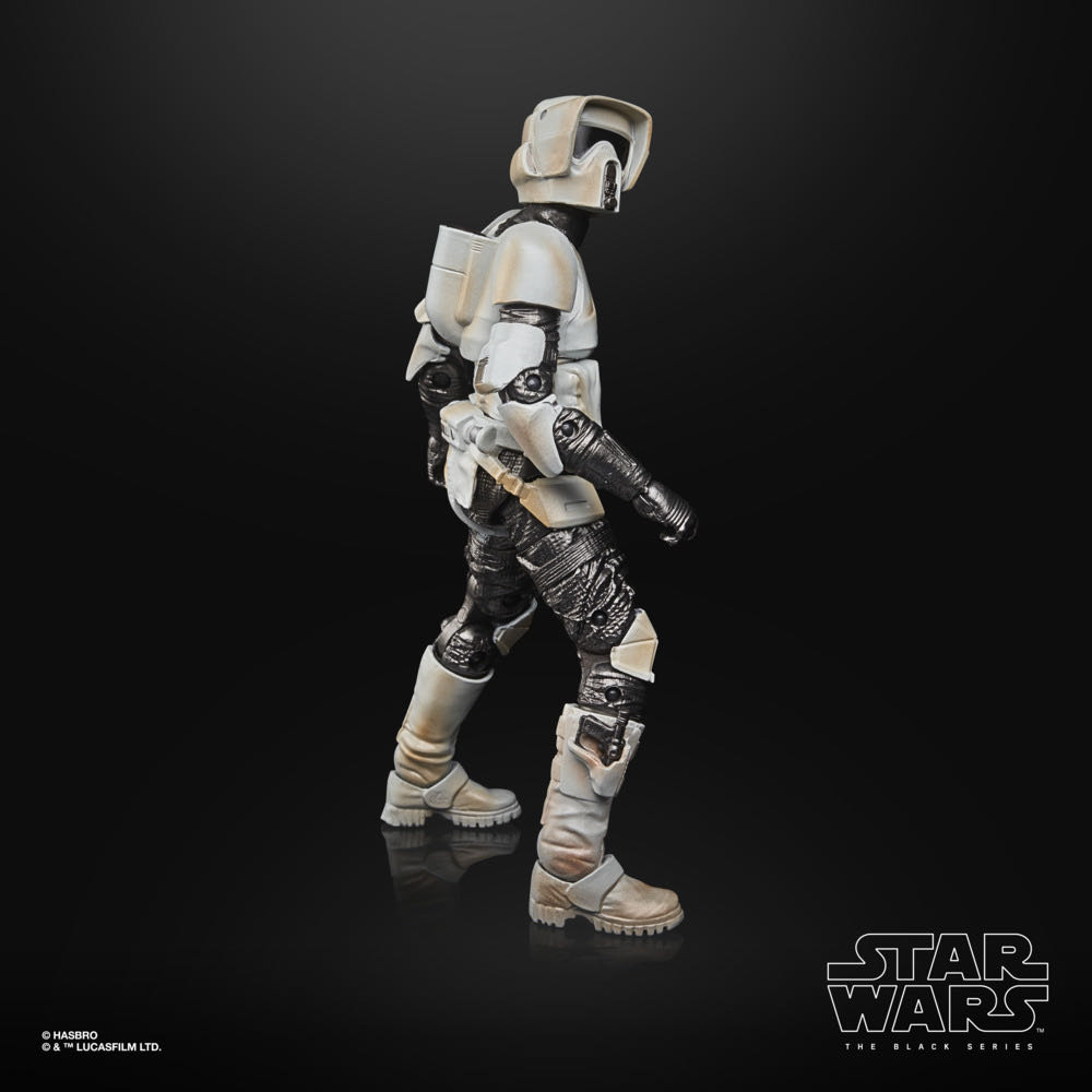 Mandalorian, Scout Trooper (Carbonized) - Disney / Hasbro (Star Wars - The Black Series) action figure collectible [Barcode 5010993899791] - Main Image 4