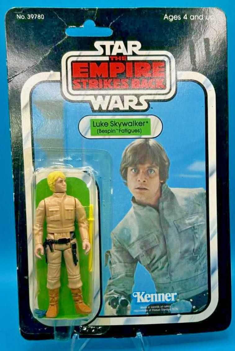 Star Wars: Luke Skywalker (Bespin Fatigues) - Kenner (Empire Strikes Back) action figure collectible - Main Image 3