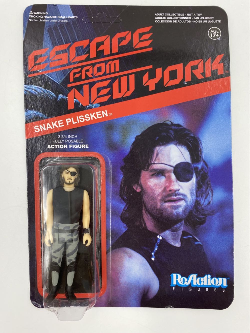 Escape From New York: Snake Plissken - Funko X Super 7 (ReAction Figures) action figure collectible - Main Image 2