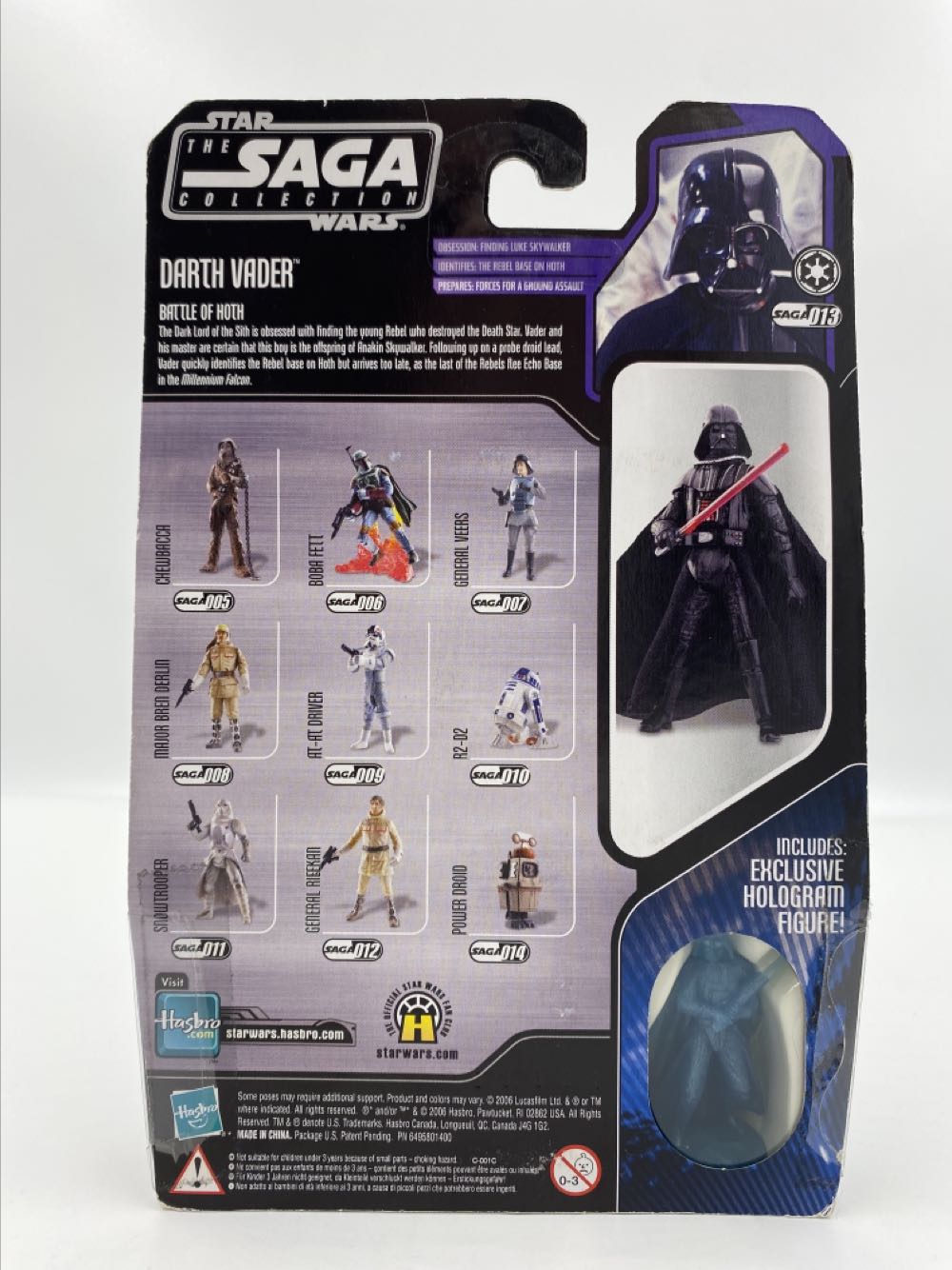 Star Wars: Darth Vader - Hasbro (The Saga Collection SAGA-013) action figure collectible - Main Image 3