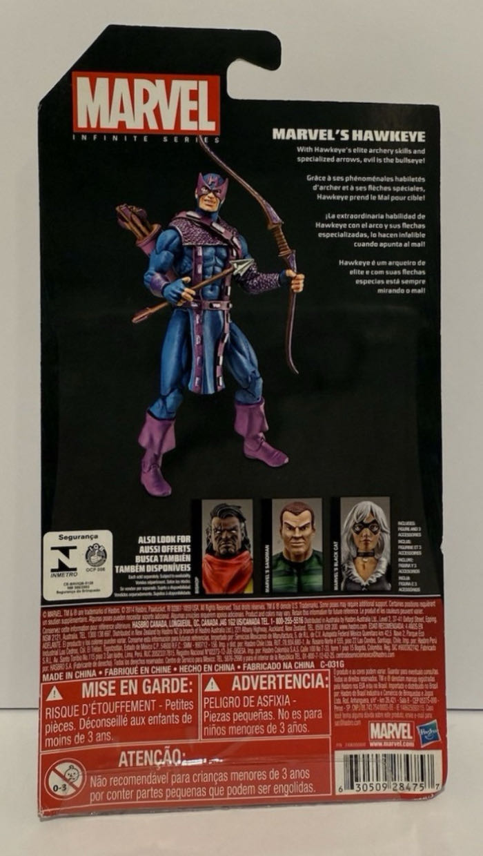 Marvel: Hawkeye - Hasbro (Marvel Infinite Series) action figure collectible - Main Image 4