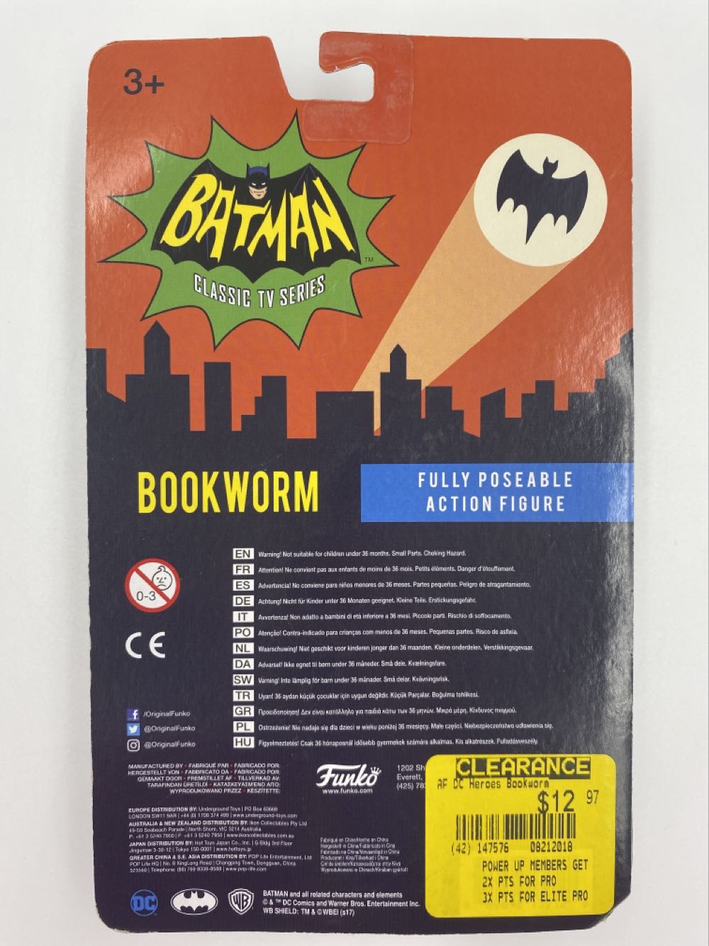 DC: Bookworm - Funko (Batman Classic Tv Series) action figure collectible - Main Image 3