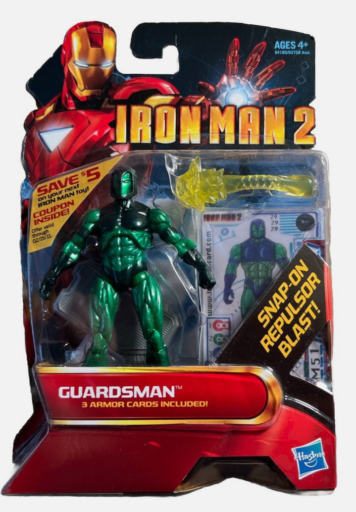 Marvel: Guardsman - Hasbro (Iron Man 2: Comic Series) action figure collectible - Main Image 3