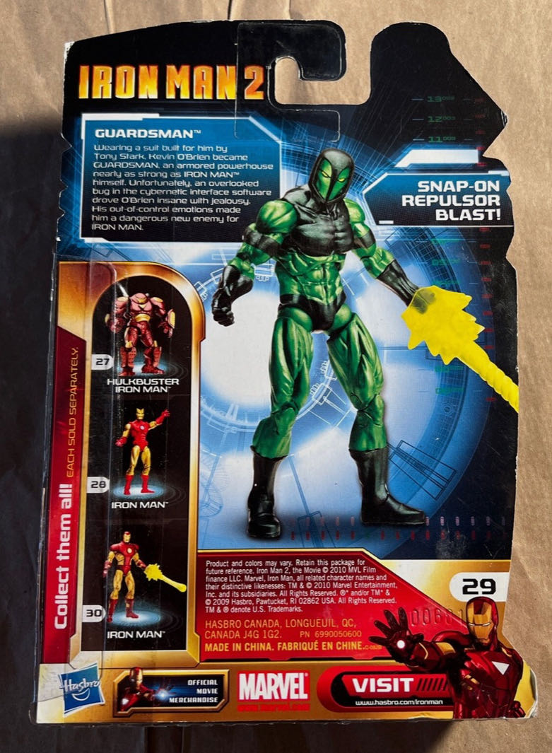 Marvel: Guardsman - Hasbro (Iron Man 2: Comic Series) action figure collectible - Main Image 4