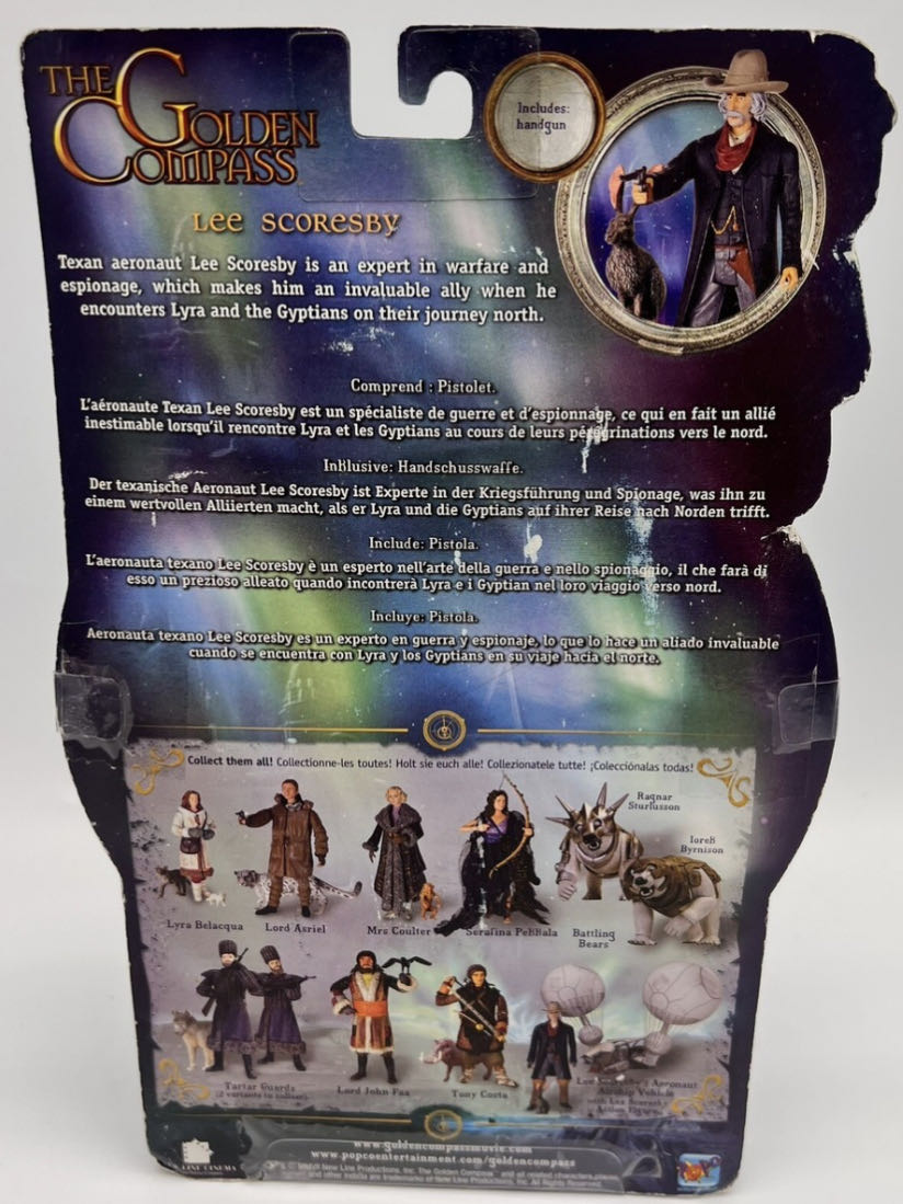 Golden Compass: Lee Scoresby w/Hester the Hare Daemon - PopCo Entertainment (Golden Compass) action figure collectible - Main Image 4