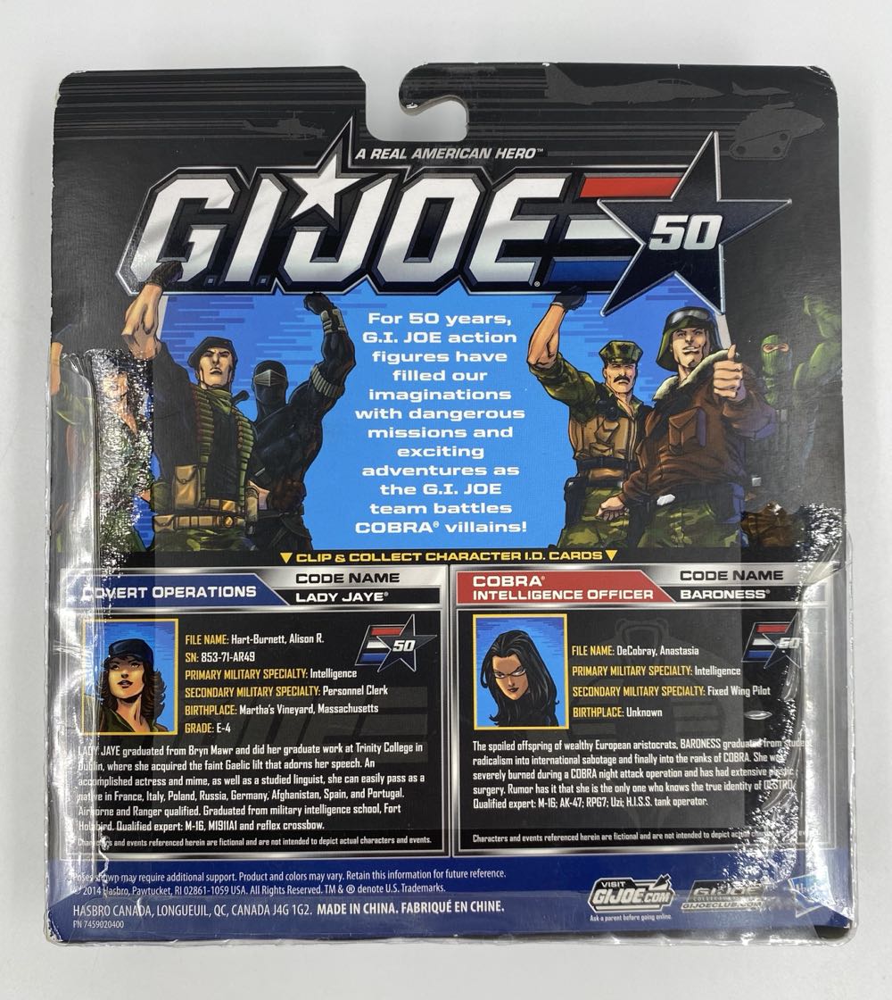 G.I.Joe: Lady Jaye (v11) - Hasbro (G.I.Joe 50th Anniversary) action figure collectible - Main Image 4