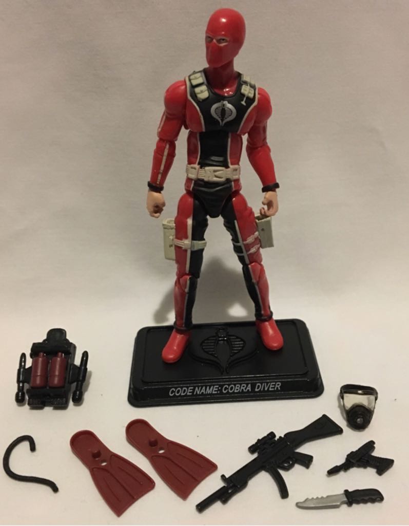 G.I.Joe: Cobra Diver (v1) - Hasbro (G.I.Joe 25th Anniversary) action figure collectible - Main Image 2
