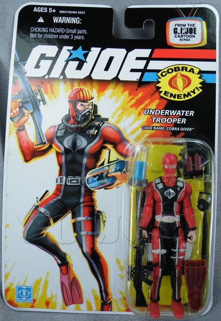 G.I.Joe: Cobra Diver (v1) - Hasbro (G.I.Joe 25th Anniversary) action figure collectible - Main Image 3