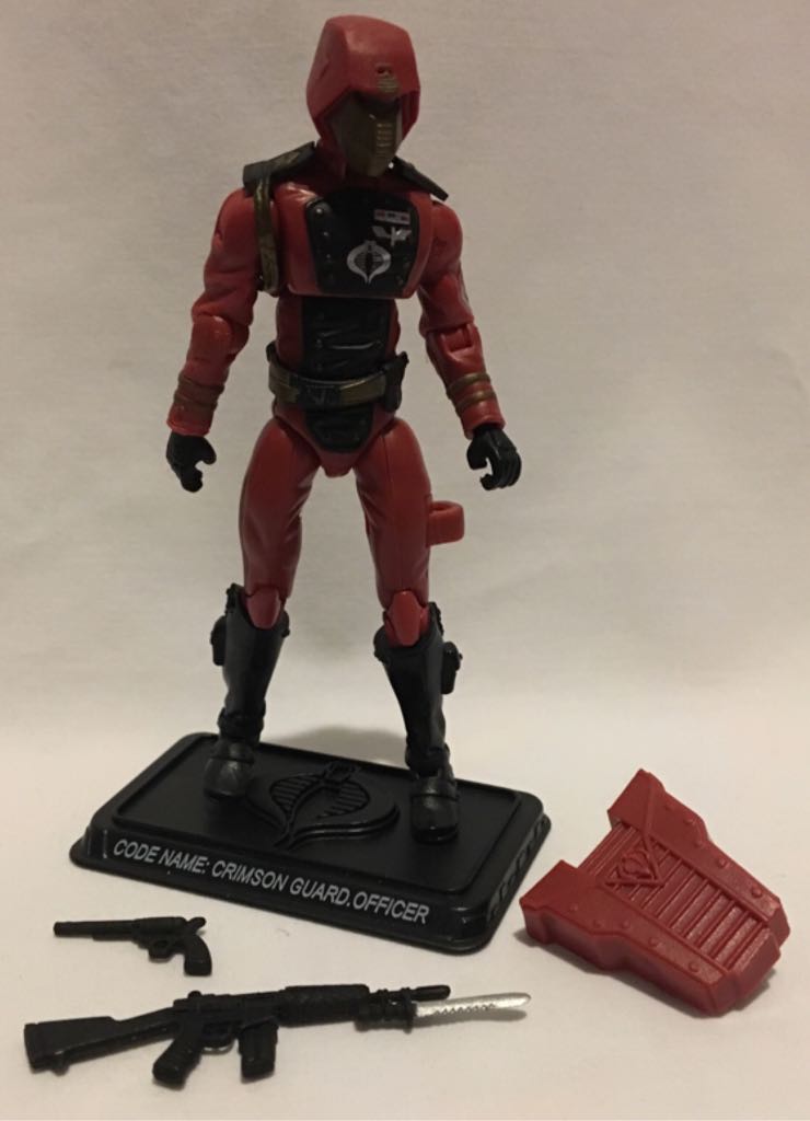 G.I.Joe: Crimson Guard Officer (v1) - Hasbro (G.I.Joe 25th Anniversary) action figure collectible - Main Image 2