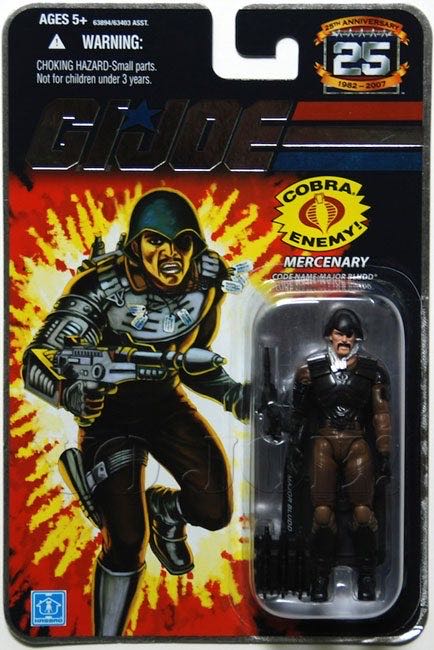 G.I.Joe: Major Bludd (v8) - Hasbro (G.I.Joe 25th Anniversary) action figure collectible - Main Image 3
