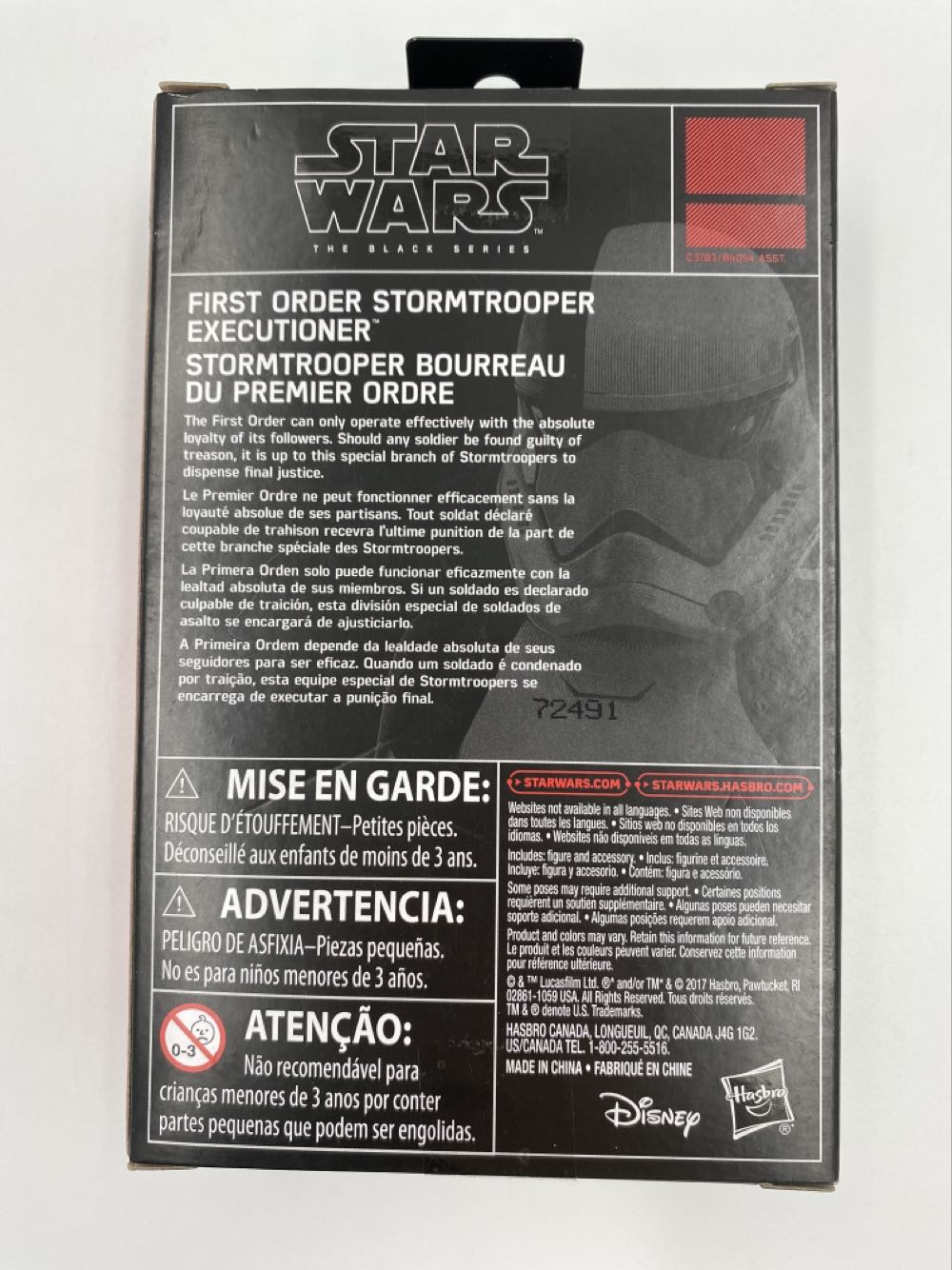 Star Wars: First Order Stormtrooper Executioner - Hasbro (The Black Series) action figure collectible - Main Image 3