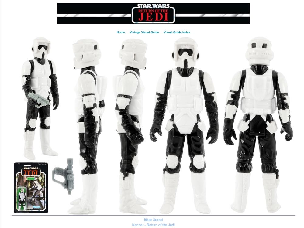 Star Wars: Biker Scout - Kenner (Return Of The Jedi) action figure collectible - Main Image 3