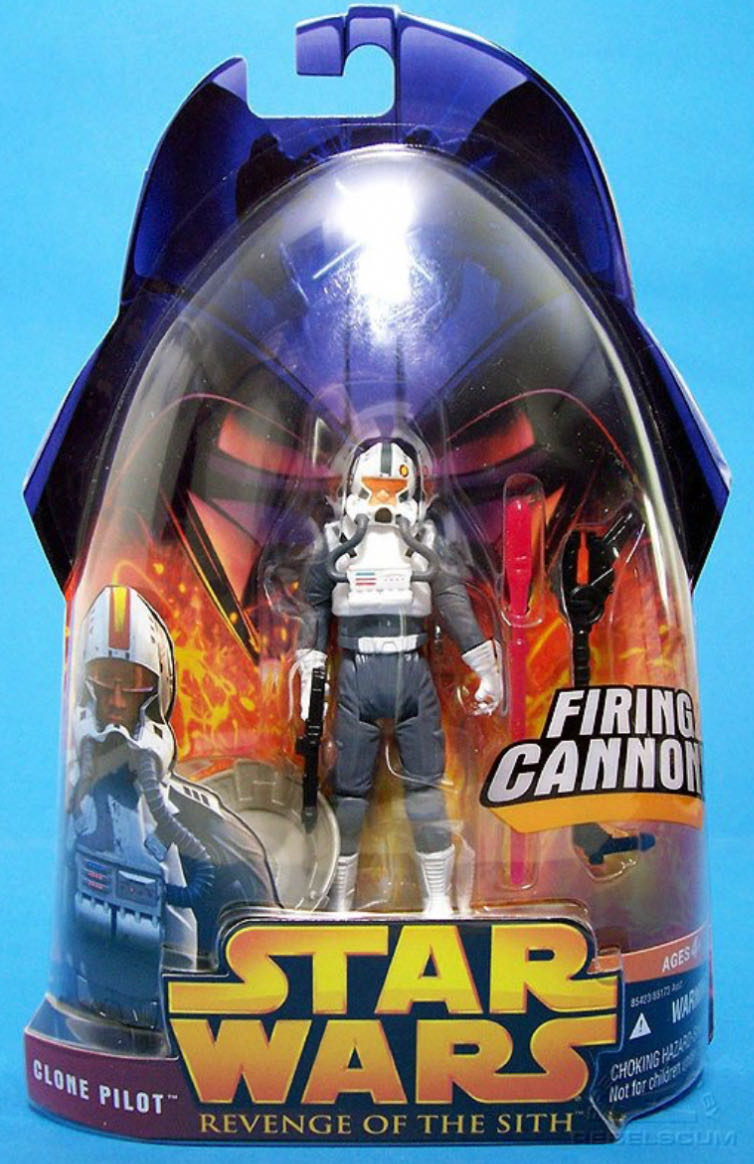 Star Wars: Clone Pilot - Hasbro (Revenge of the Sith III-34) action figure collectible - Main Image 3