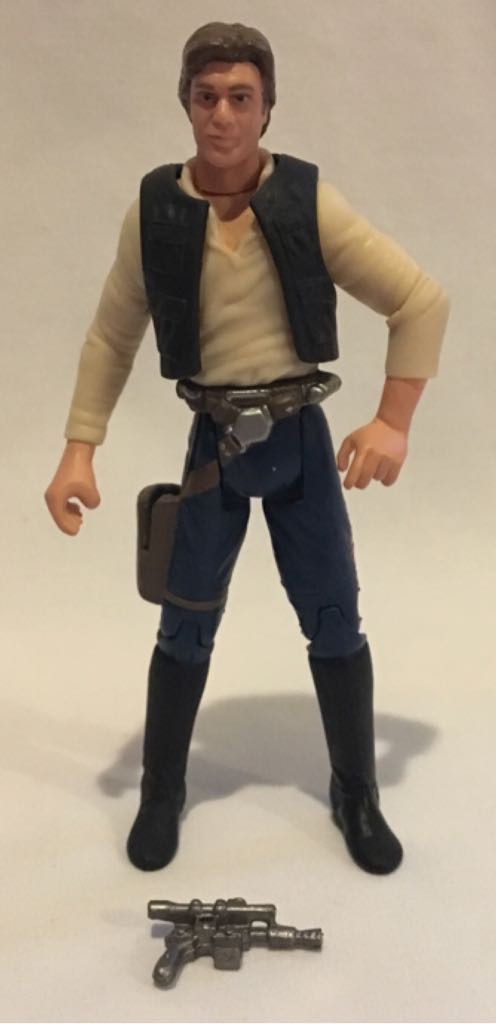 Star Wars: Han Solo (w/Blaster Pistol & Holster) - Hasbro (Power of The Force 2) action figure collectible - Main Image 2