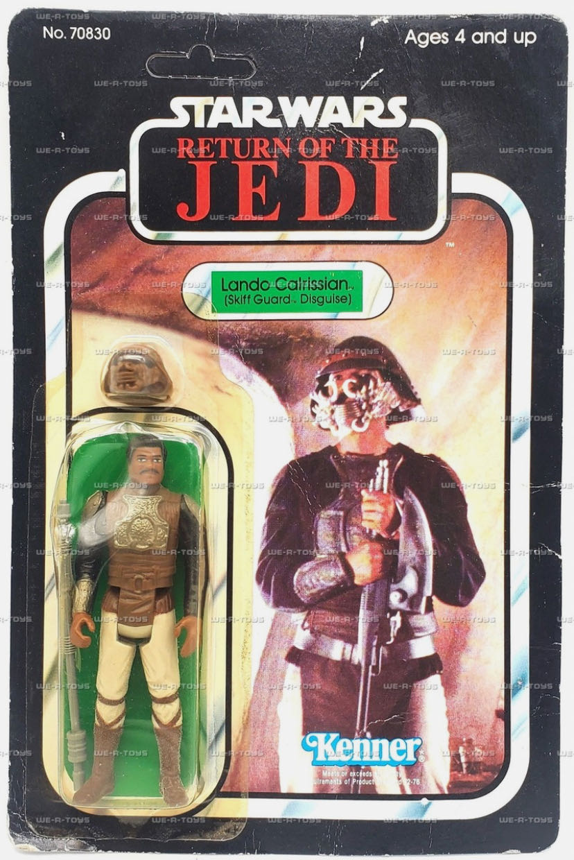 Star Wars: Lando Calrissian (Skiff Guard Disguise) - Kenner (Return Of The Jedi) action figure collectible - Main Image 3